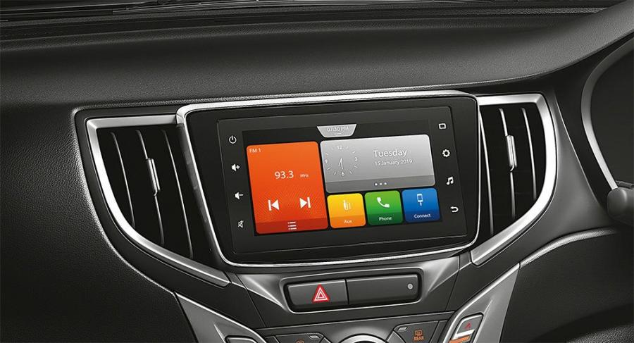Детали интерьера Maruti-Suzuki Baleno 2019 года  (фото 3 из 9)